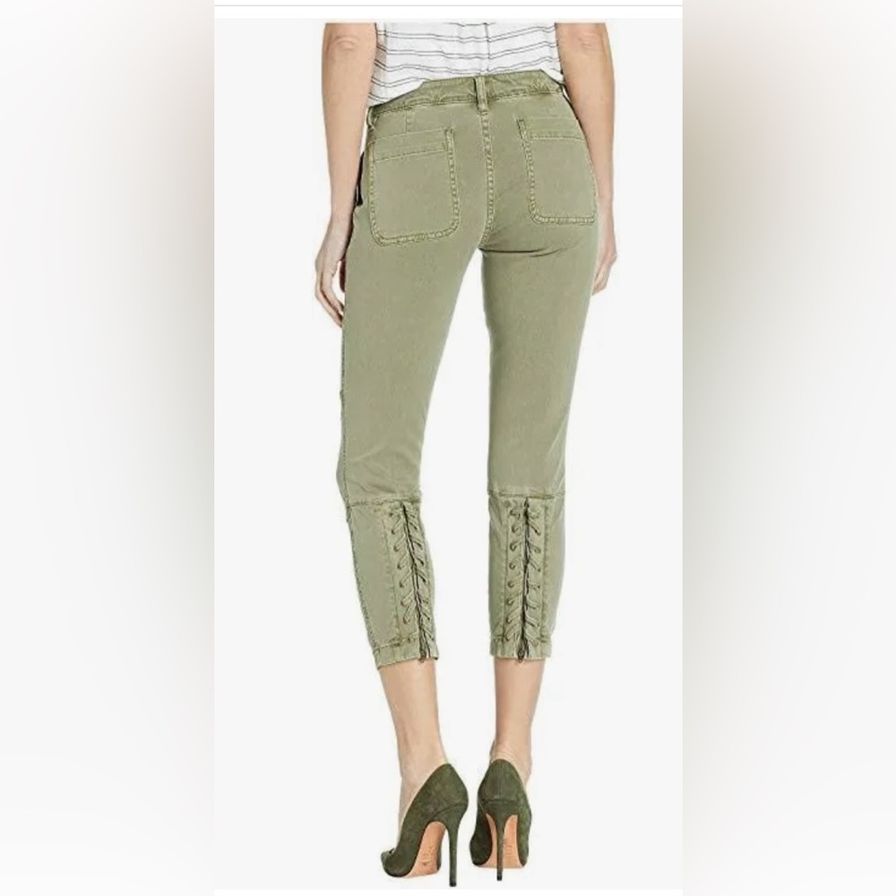 Stylish Current/Elliott Weslan Utility Pant, Army Green Olive Size 25